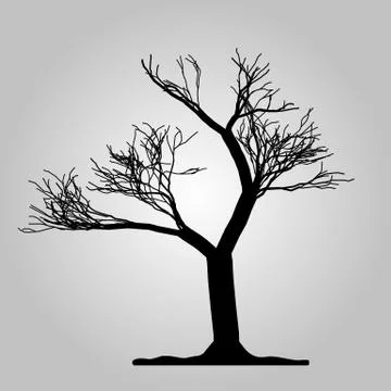 Tree icon. Forest symbol. Flat web sign on white background. Vector eps10 Stock Illustration