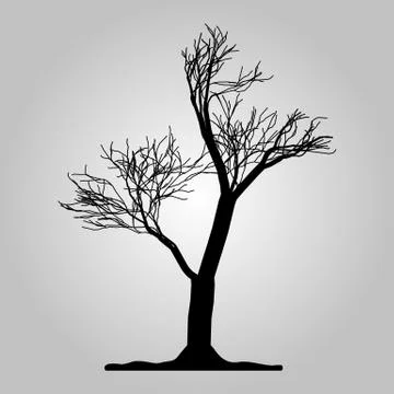 Tree icon. Forest symbol. Flat web sign on white background. Vector eps10 Stock Illustration