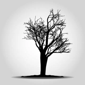 Tree icon. Forest symbol. Flat web sign on white background. Vector eps10 Stock Illustration