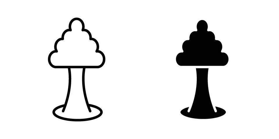 Tree icon graphic element. web icon set Stock Illustration