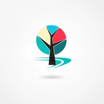 Tree icon Stock Illustration