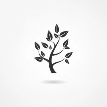 Tree icon Stock Illustration
