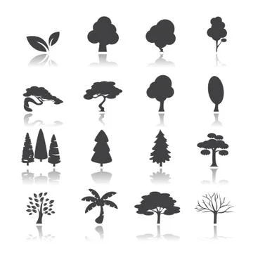 Tree icon Stock Illustration