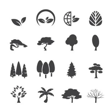 Tree icon Stock Illustration