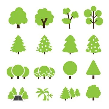 Tree icon Illustrazione stock