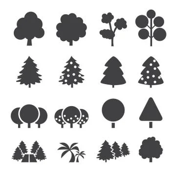 Tree icon Stock Illustration