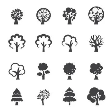 Tree icon Stock Illustration