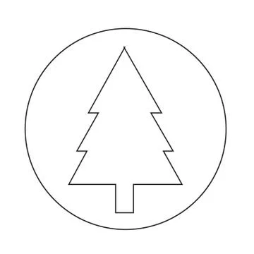 Tree icon Stock Illustration
