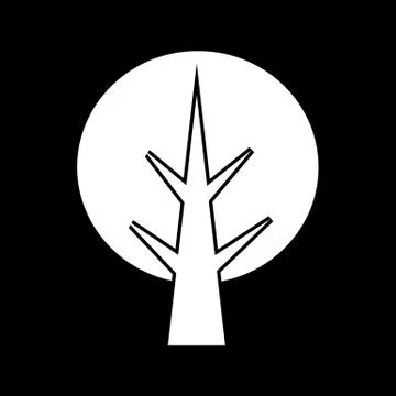 Tree icon Stock Illustration