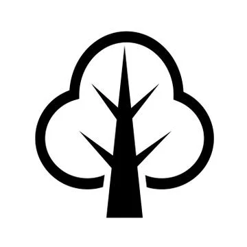 Tree icon Stock Illustration