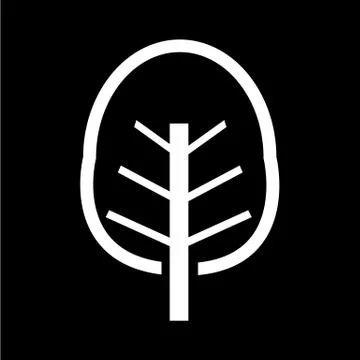 Tree icon Illustrazione stock