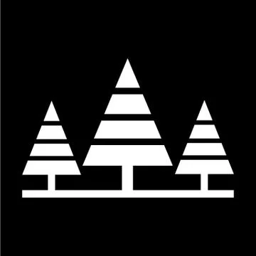 Tree icon Illustrazione stock