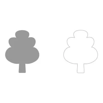 Tree icon . Stock Illustration