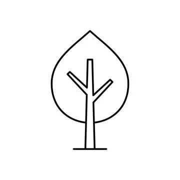 Tree Icon Stock Illustration