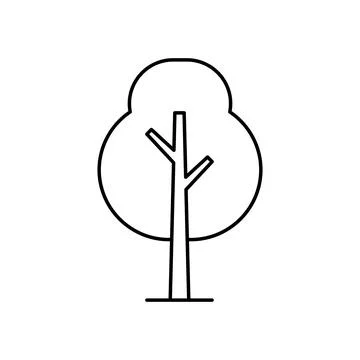 Tree Icon Illustrazione stock