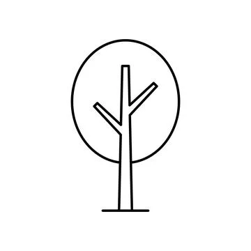 Tree Icon Stock Illustration