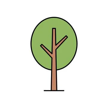 Tree Icon Illustrazione stock
