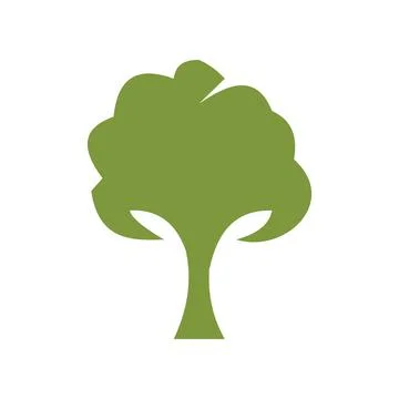 Tree icon logo design template Stock Illustration