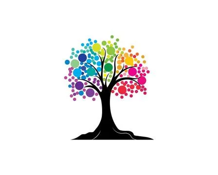 Tree icon logo template vector Tree icon logo template vector illustration... Stock Photos