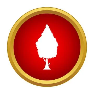 Tree icon representing nature and environmental concepts Stock Illustration