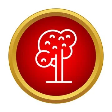 Tree icon representing nature environment and ecology concept Stock Illustration