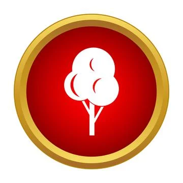 Tree icon representing nature growth and environment Stock Illustration