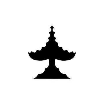 Tree icon. Simple style Global Warming poster background symbol. Tree brand.. Illustrazione stock