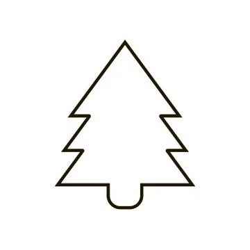Tree icon in trendy flat style isolated. Illustration eps 10. Stock Illustration