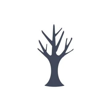 Tree Icon Vector flat design style Stock Illustration