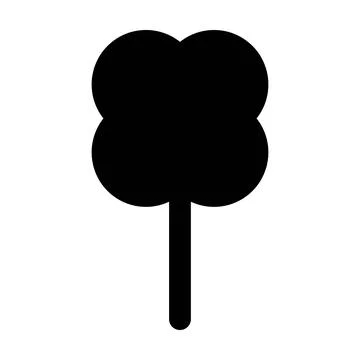 Tree icon vector glyph symbol for nature, ecology and environment 스톡 일러스트
