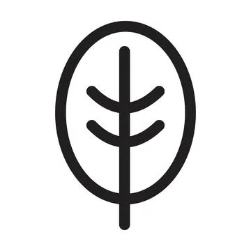 Tree icon vector glyph symbol for nature, ecology and environment 스톡 일러스트