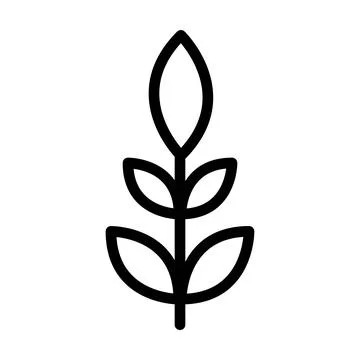 Tree icon vector glyph symbol for nature, ecology and environment Illustrazione stock