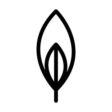 Tree icon vector glyph symbol for nature, ecology and environment Stock Illustration