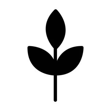 Tree icon vector glyph symbol for nature, ecology and environment Stock Illustration