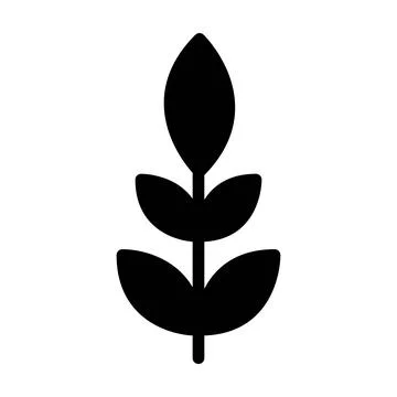 Tree icon vector glyph symbol for nature, ecology and environment 스톡 일러스트