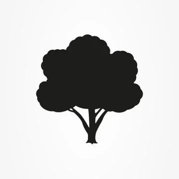 Tree icon. Vector illustration. Stock Illustration
