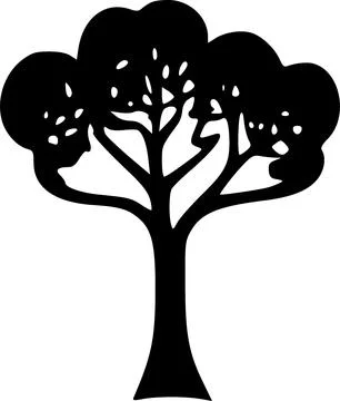 Tree icon vector symbol design illustration Stock Illustration