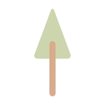 Tree icon vector symbol for nature, ecology and environment in a flat color Stock Illustration