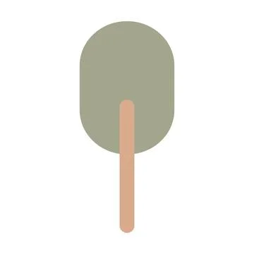 Tree icon vector symbol for nature, ecology and environment in a flat color 스톡 일러스트