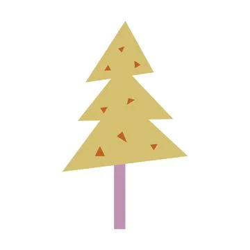 Tree icon vector symbol for nature, ecology and environment in a flat color Illustrazione stock