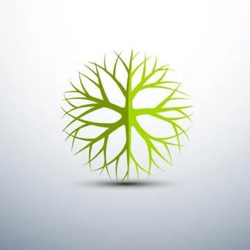 Tree icons Illustrazione stock