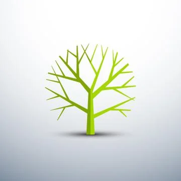 Tree icons Stock Illustration