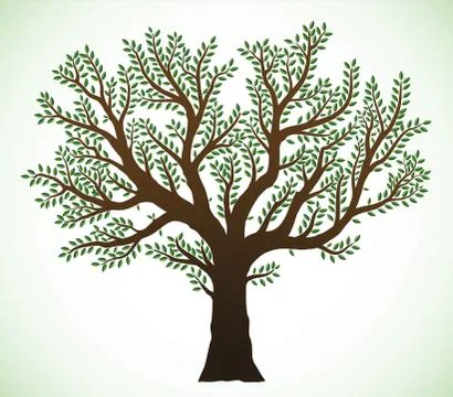 Tree illustration Stock Illustration