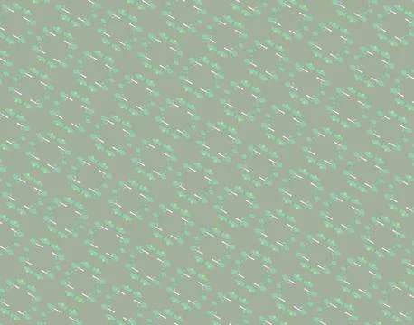 Tree-inspired line motif single-line repeat pattern in platinum, oatmeal, dried Stock Illustration