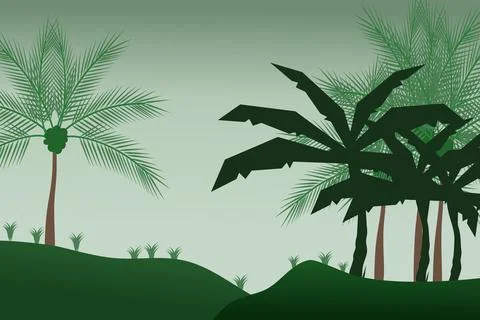 Tree isolated Background Stock-Illustration