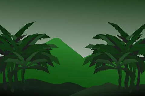 Tree isolated Background Stock Illustration