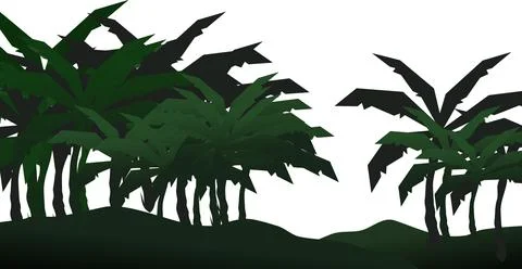 Tree isolated Background Stock Illustration