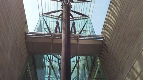 Tree of Knowledge architectural structure of The John Niland Scientia Building Stock Footage 257888908