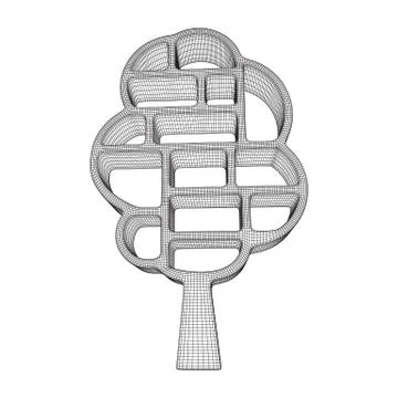 Tree of knowledge Illustrazione stock