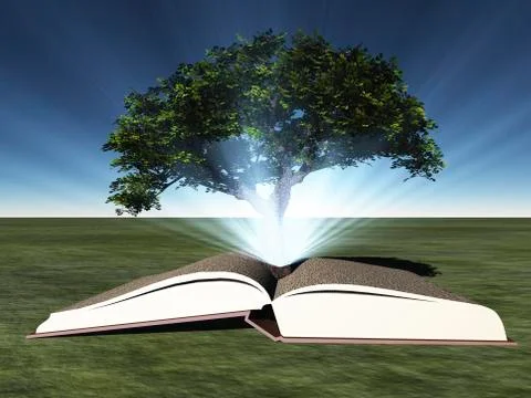 Tree of knowledge Illustrazione stock